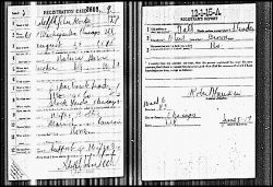 WWI Draft Registration Card of Adolph John Koch