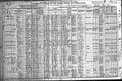 1910 US Census - Household of Otto De Vries