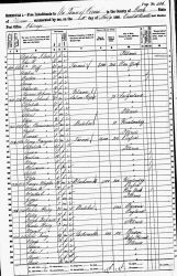 1860 US Census - Household of Henry Franzen