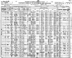 1920 US Census - Household of John A. Whalen